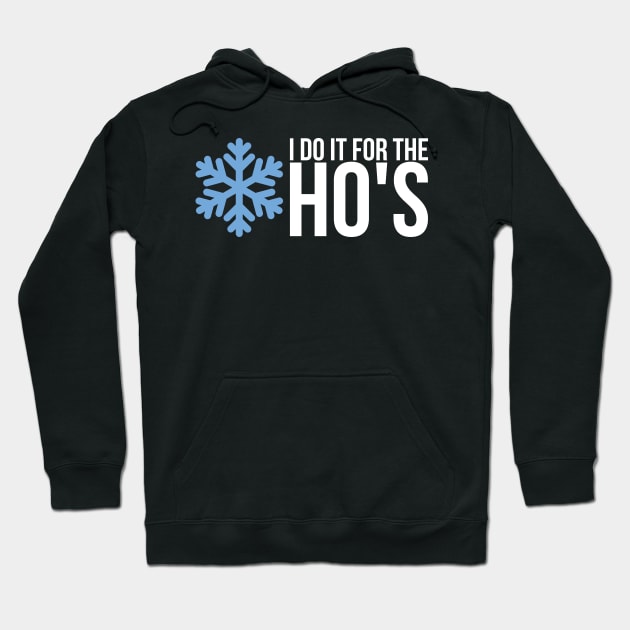 I Do It For The Hos Hoodie by positivedesigners